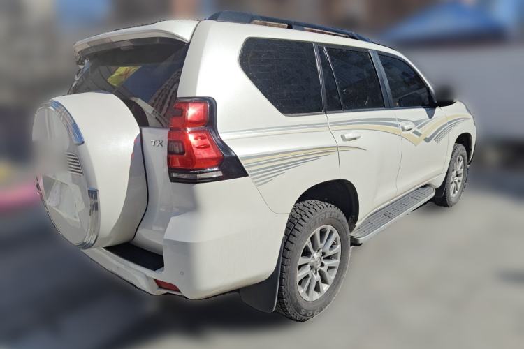 Used Toyota Prado 2018 3.5L Automatic TX-L with Rear-Mounted Spare Tire Rear Right 45 Deg