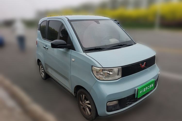 Used Wuling Hongguang MINIEV 2021 Macaron Fashion Edition Lithium-Ion Battery Front Right 45 Deg