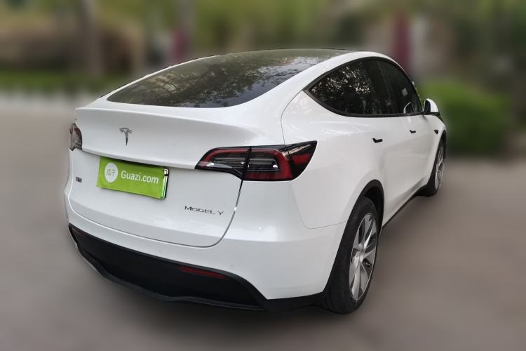 Used Tesla Model Y 2021 Standard Range Rear-Wheel Drive Version Rear Right 45 Deg