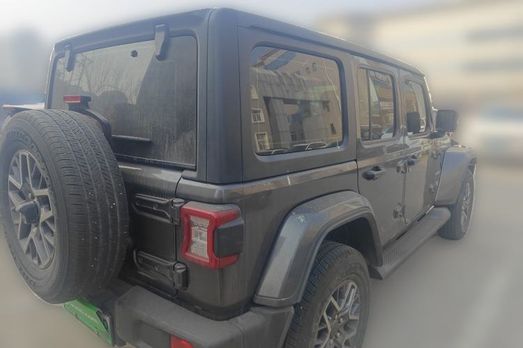 Used Jeep Wrangler New Energy 2021 Four-Door 2.0T 4xe Sahara First Edition Rear Right 45 Deg