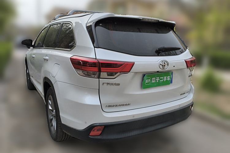 Used Toyota Highlander 2021 2.0T Four-Wheel Drive Prestige Version 7 Seats Rear Left 45 Deg