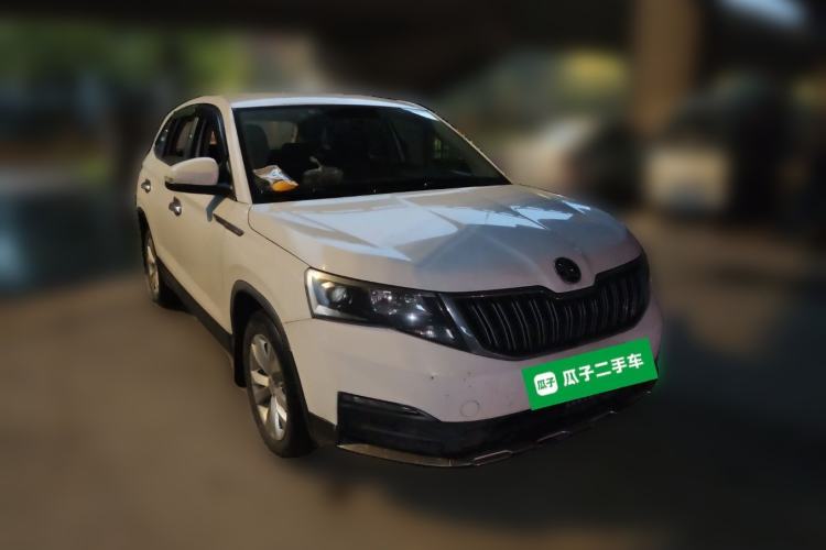 Used Skoda Kamiq 2018 1.5L Automatic Standard Edition China VI Front Right 45 Deg
