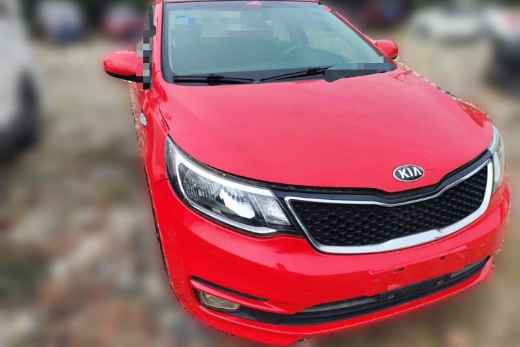 Used Kia K2 2015 Sedan 1.4L MT GLS Front Right 45 Deg