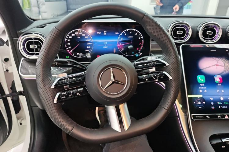 Used Mercedes-Benz C-Class 2025 C 260 L Obsidian Night Sport Edition Steering Wheel