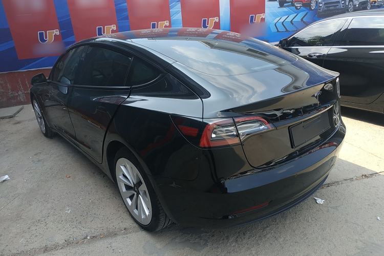 Used Tesla Model 3 2021 Standard Range Rear-Wheel Drive Upgraded Version 3D6 Rear Left 45 Deg