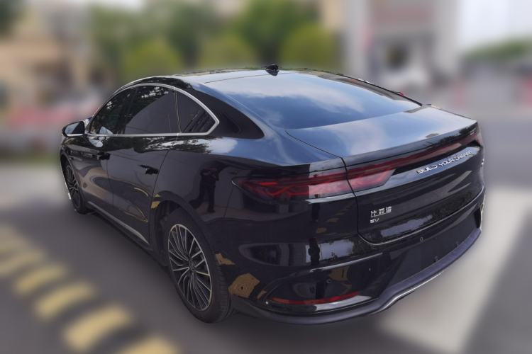 Used BYD Han 2025 EV Intelligent Driving Edition 701KM LiDAR Flagship Model Rear Left 45 Deg