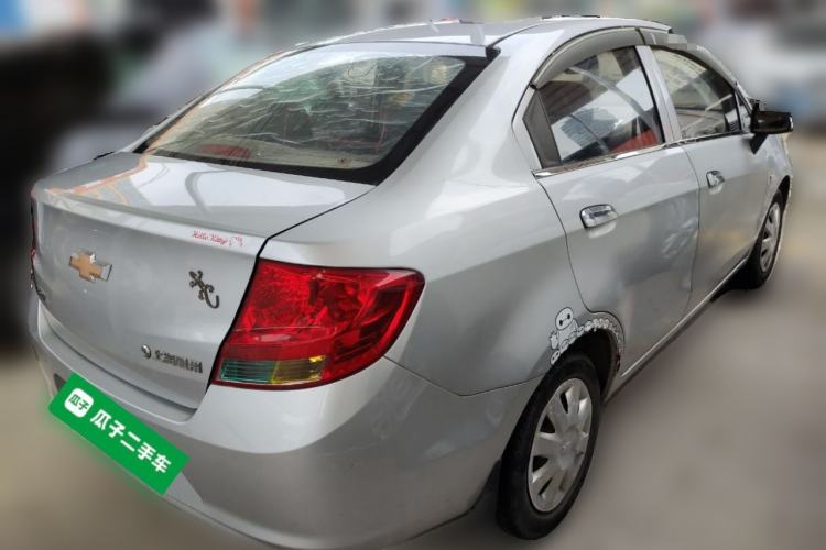 Used Chevrolet Sail 2013 Sedan 1.2L Manual Ideal Edition Rear Right 45 Deg