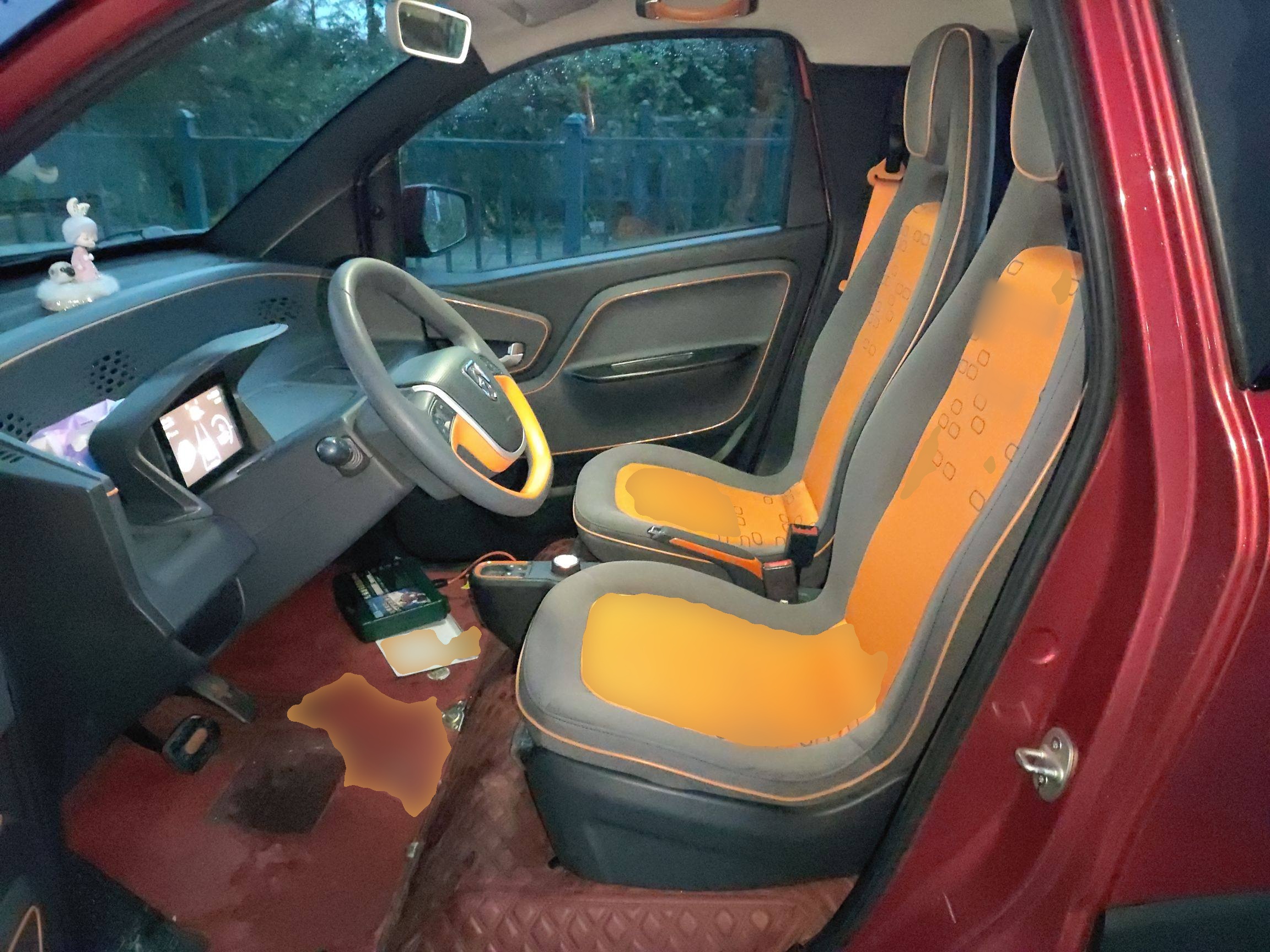 Переднее сиденье в автомобиле