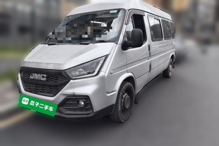 Used JMC Transit 2021 2.8T Space King Standard Version Long Wheelbase Mid-Height Roof Rear Single Tire – Step 6-Seater Diesel China VI Emission Standard JX493