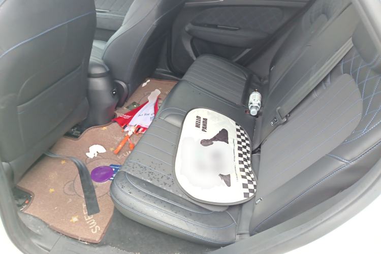 Used ORA Good Cat 2022 400km Standard Range Luxury Version Lithium Iron Phosphate Left Rear Seat