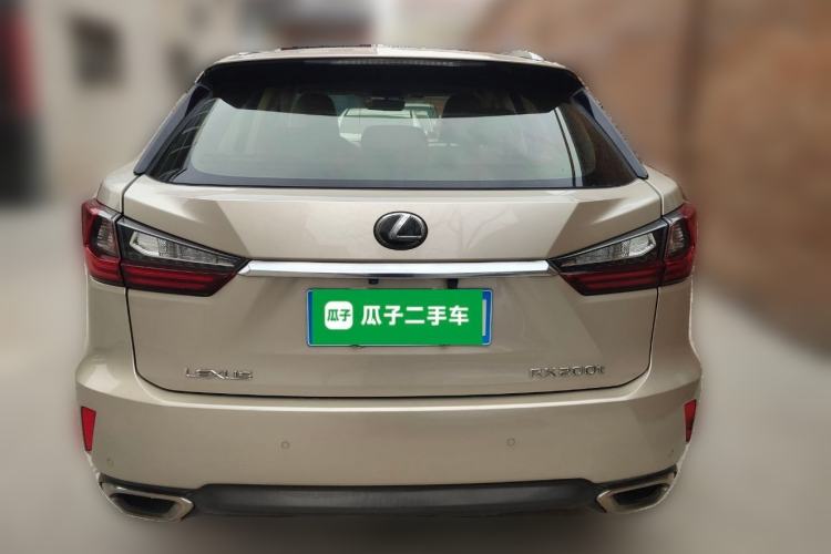 Used Lexus RX 2016 300 Two-Wheel Drive Elite Version China V Standard Rear