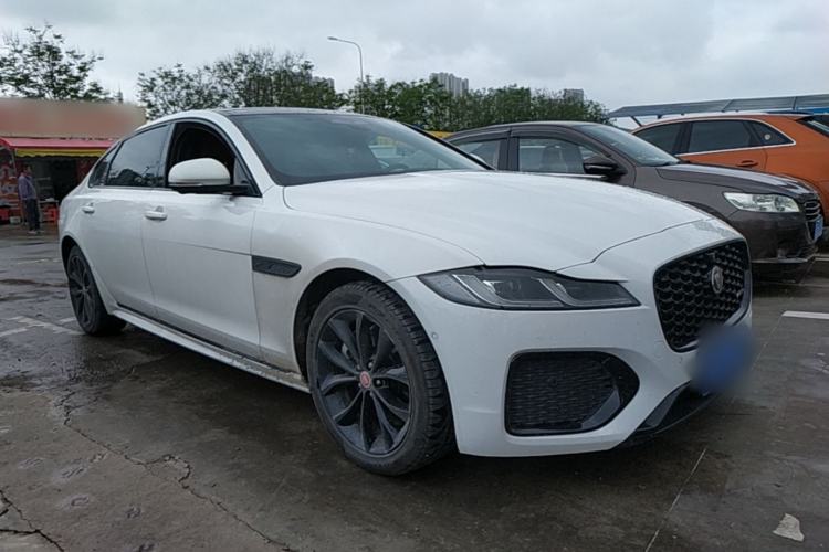 Used Jaguar XFL 2021 XFL 2.0T P250 All-Wheel-Drive Shimmering Black Sport Edition Exterior 1