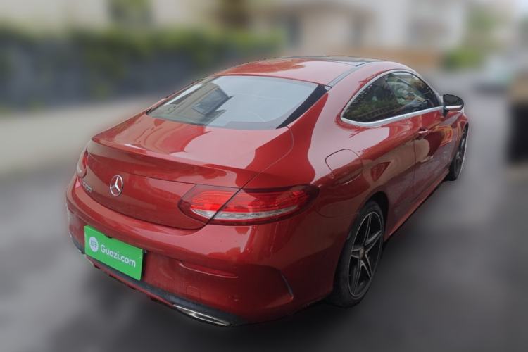 Used Mercedes-Benz C-Class 2016 C 200 Coupe Rear Right 45 Deg