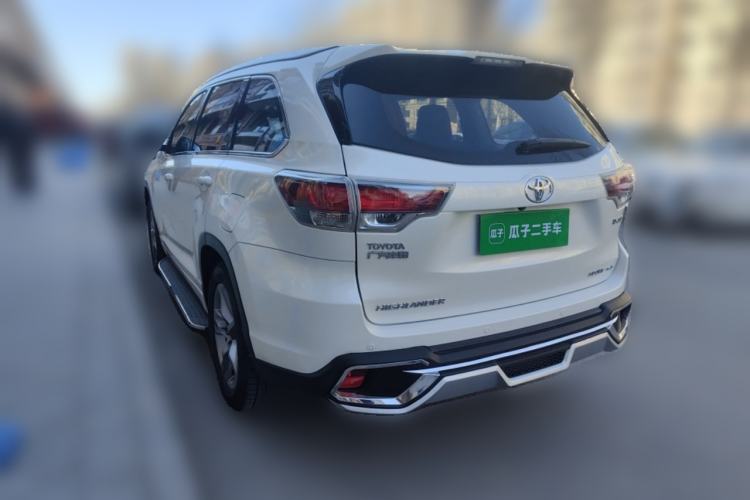 Used Toyota Highlander 2017 2.0T Four-Wheel Drive Luxury Edition 7 Seats Rear Left 45 Deg