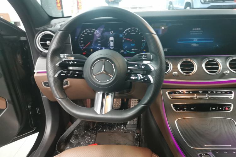 Used Mercedes-Benz E-Class New Energy 2021 E 350 e L Plug-in Hybrid Sports Sedan
