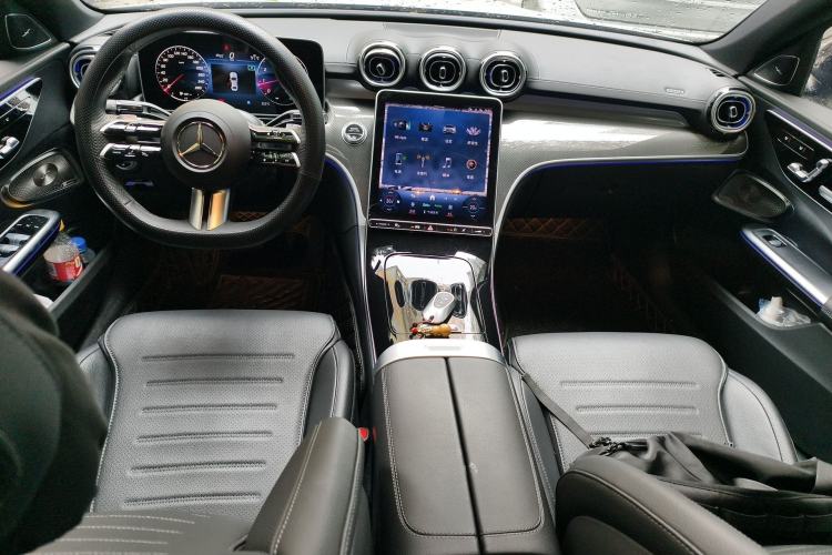 Used Mercedes-Benz C-Class 2024 Second Facelift C 260 L Starry Night Sport Edition Center Console