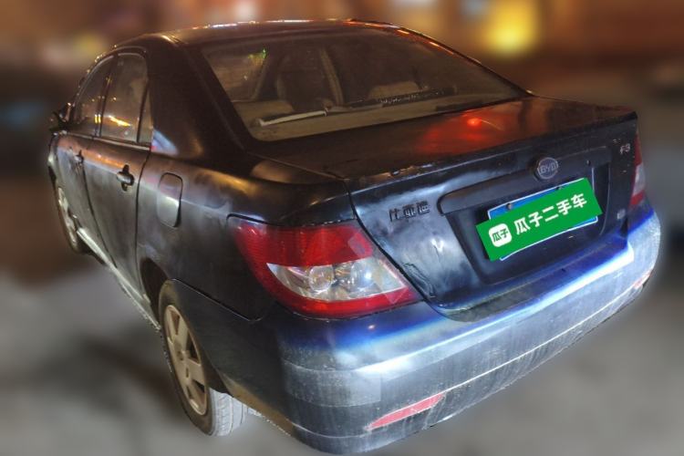 Used BYD F3 2008 1.5L Platinum Edition Practical G-i Model Rear Left 45 Deg