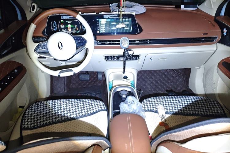 Used ORA Good Cat 2022 Morandi Edition 400km Standard Range Premium Version Lithium-Ion Battery Center Console