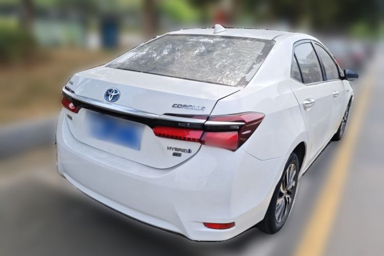 Used Toyota Corolla 2017 Revised Dual-Engine 1.8L E-CVT Leading Edition Rear Right 45 Deg