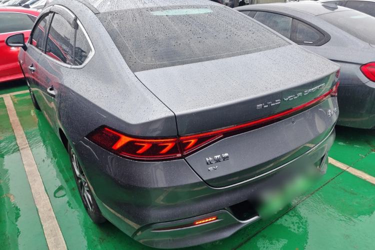 Used BYD Qin PLUS 2023 Champion Edition EV 510KM Leading Model Rear Left 45 Deg