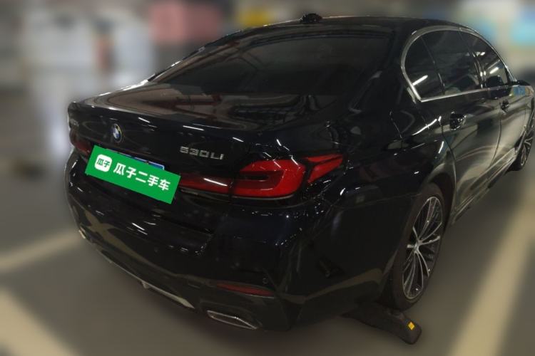 Used BMW 5 Series 2023 530Li Leading Model M Sport Package Rear Right 45 Deg