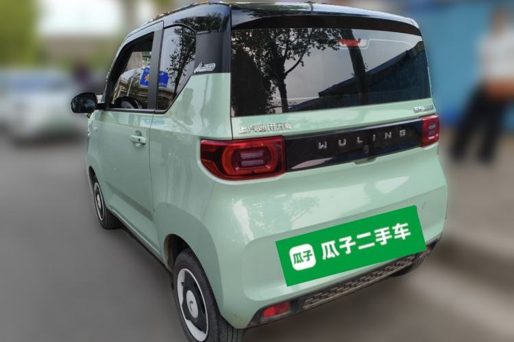 Used Wuling Hongguang MINIEV 2022 Macaron Fashion Model Lithium Iron Phosphate Rear Left 45 Deg