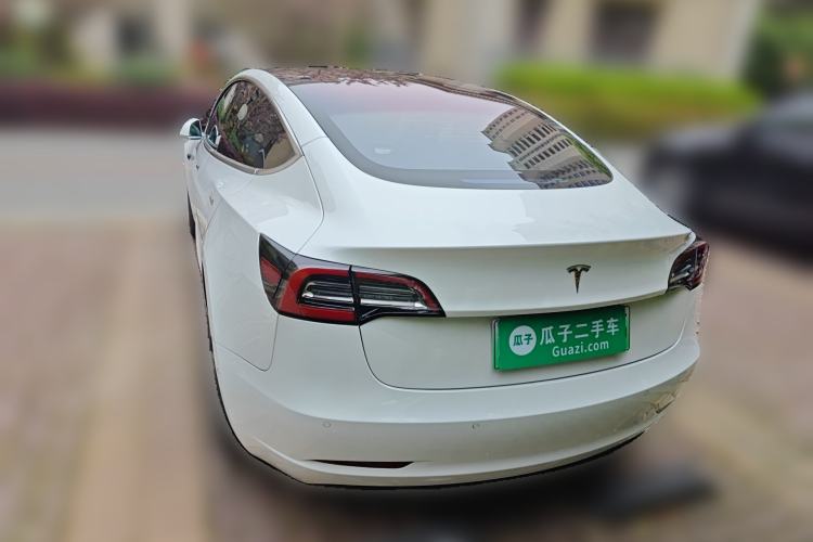 Used Tesla Model 3 2019 Long-Range Rear-Wheel-Drive Version Rear