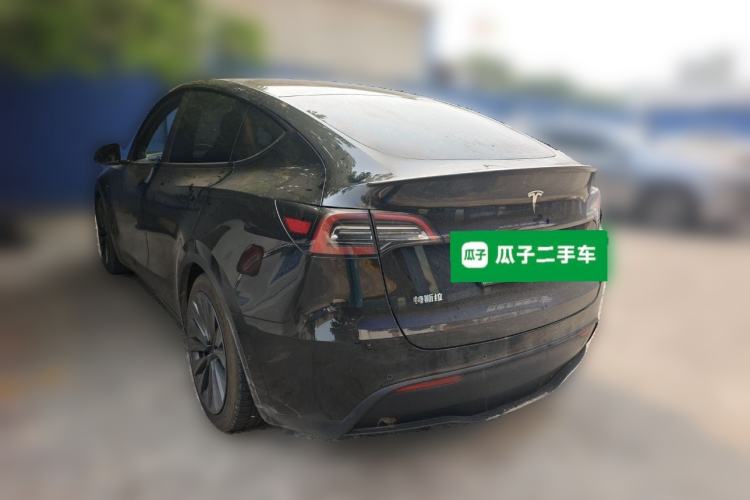 Used Tesla Model Y 2021 Performance High-Performance All-Wheel-Drive Version Rear Left 45 Deg