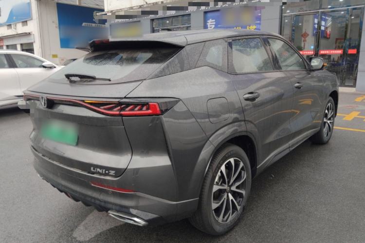 Used CHANGAN UNI-Z New Energy 2024 Blue Whale Smart Electric iDD 125km Beyond Edition Rear Right 45 Deg