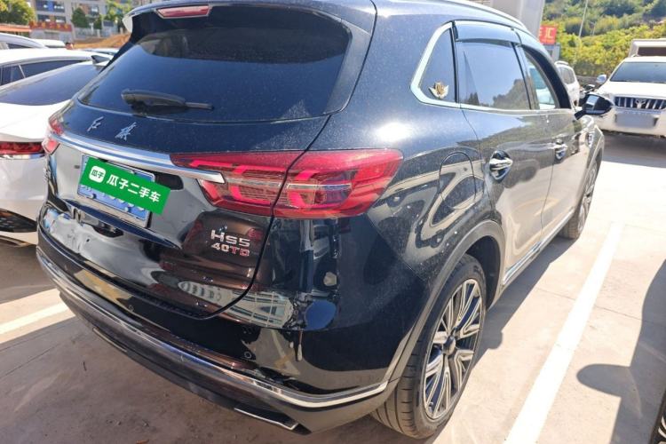 Used Hongqi HS5 2022 Facelifted Version 2.0T Smart Connect Flagship All-Wheel-Drive Edition Rear Right 45 Deg