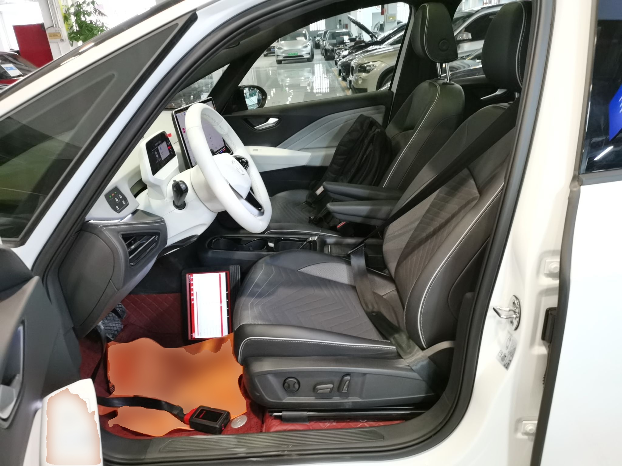 Переднее сиденье в автомобиле