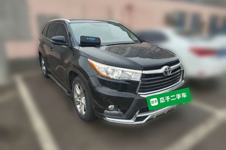 Used Toyota Highlander 2015 2.0T Four-Wheel Drive Luxury Edition 7-Seater Front Right 45 Deg