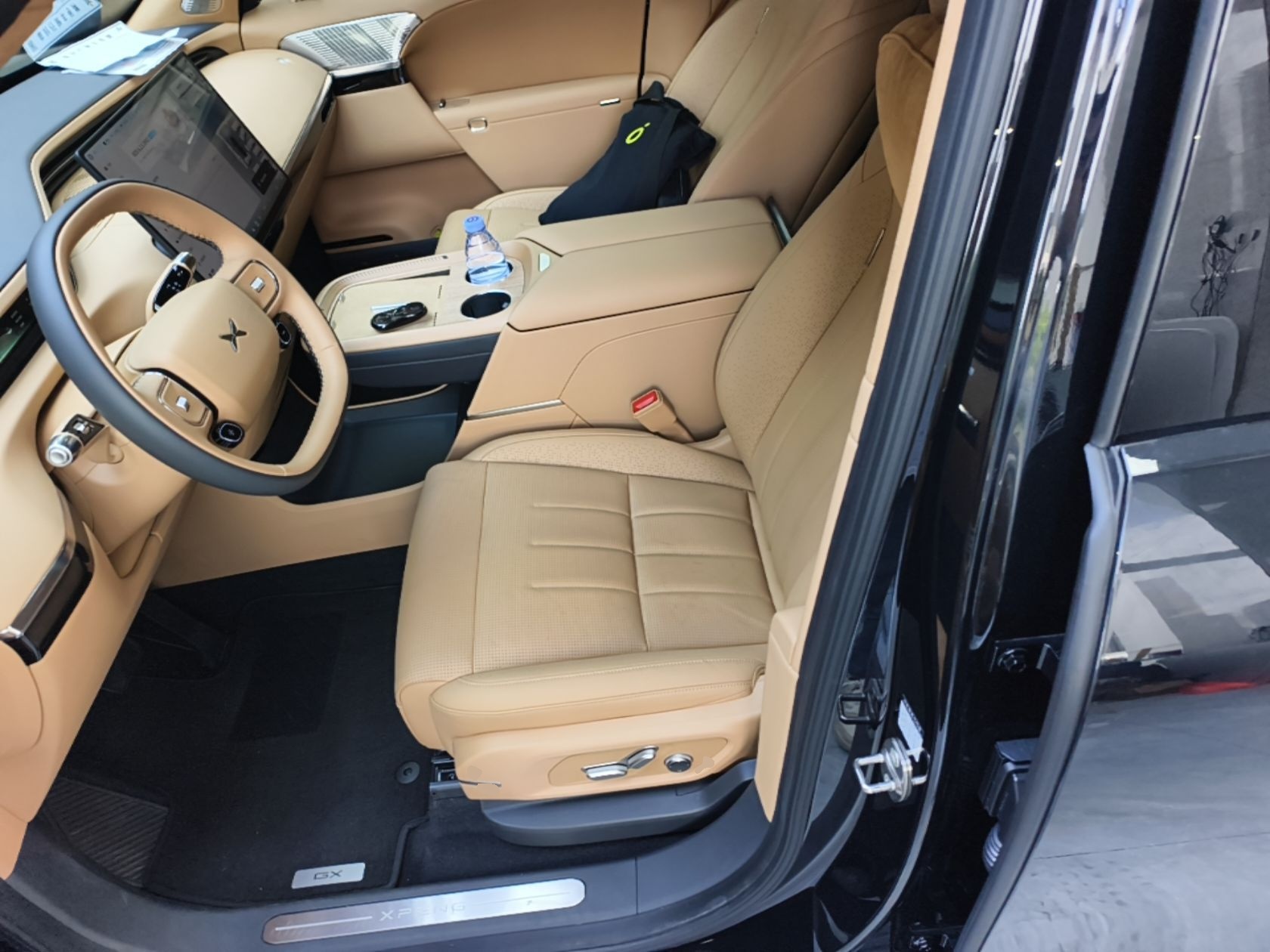 Vordere Reihe im Auto