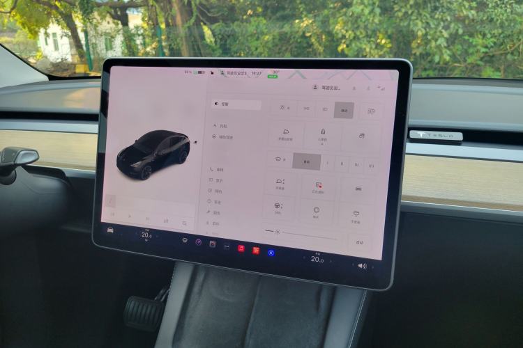 Used Tesla Model Y 2021 Long-Range All-Wheel-Drive Version 3D7 Instrument Cluster