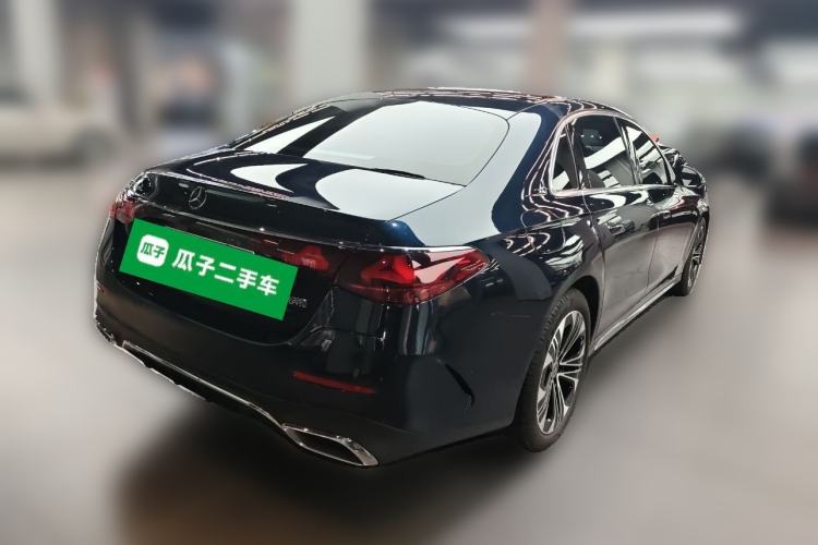 Used Mercedes-Benz E-Class New Energy 2024 E 350 e L Plug-in Hybrid Sports Sedan Rear Right 45 Deg
