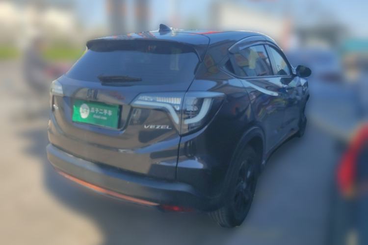 Used Honda Vezel 2022 1.5L CVT Phantom Night Pioneer Edition Rear Right 45 Deg