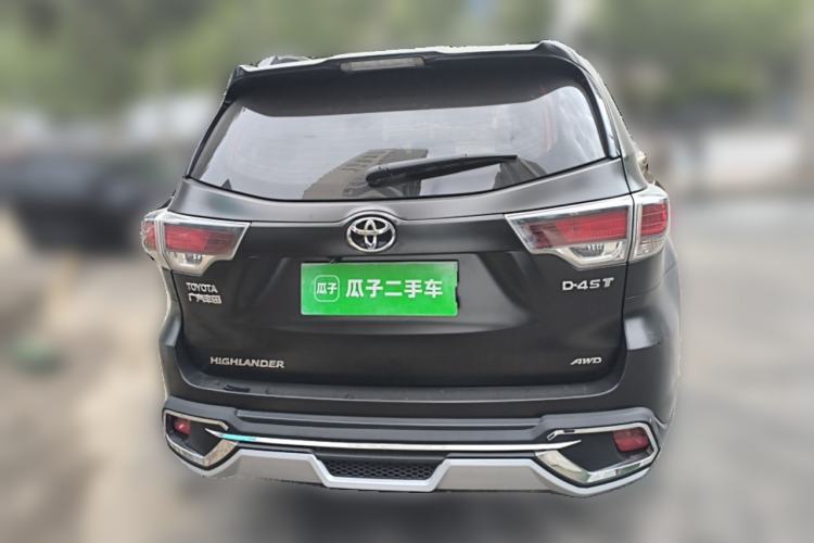 Used Toyota Highlander 2017 2.0T Four-Wheel Drive Elite Edition 7-Seater Rear