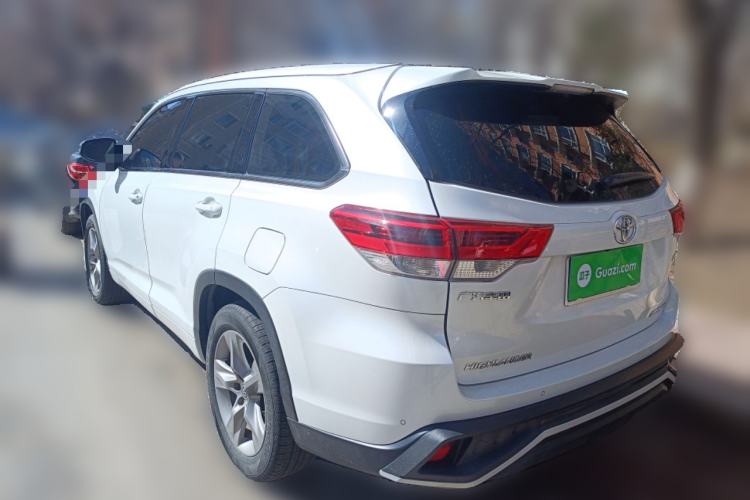 Used Toyota Highlander 2021 2.0T Four-Wheel Drive Luxury Edition 7 Seats Rear Left 45 Deg