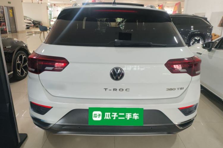 Used Volkswagen T-ROC 2021 280TSI DSG Two-Wheel Drive Comfort Connect Edition Rear