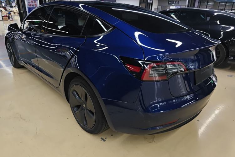 Used Tesla Model 3 2021 Standard Range Rear-Wheel Drive Upgraded Version 3D6 Rear Left 45 Deg