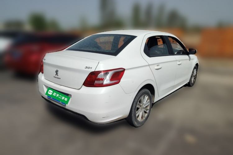 Used Peugeot 301 2016 1.6L Manual Comfort Edition Rear Right 45 Deg