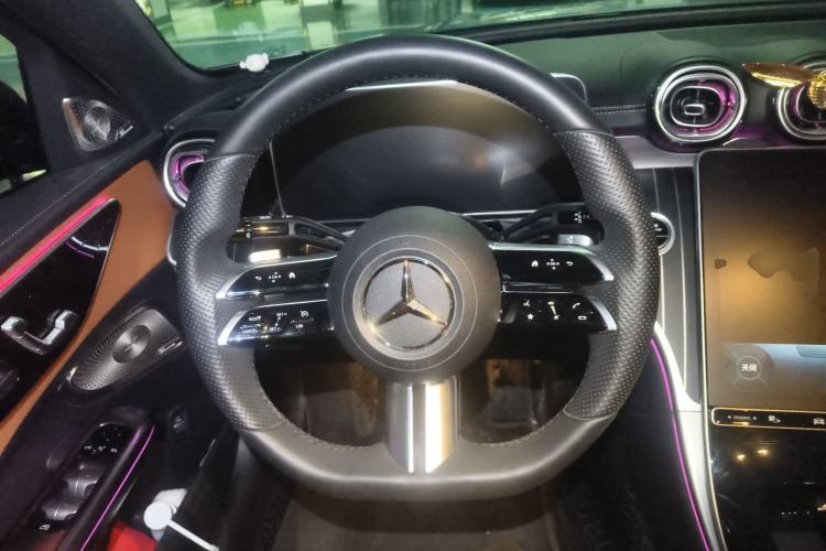 Used Mercedes-Benz C-Class 2022 C 260 L Obsidian Night Sport Edition Steering Wheel