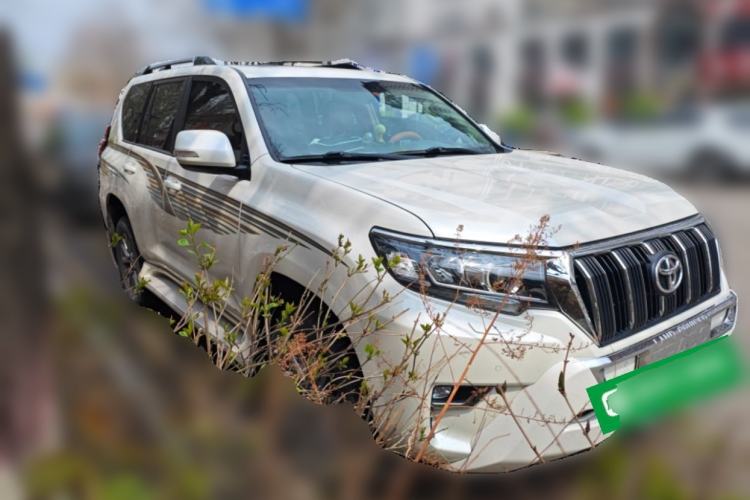 Used Toyota Prado 2018 3.5L Automatic TX-L with Rear-Mounted Spare Tire Front Right 45 Deg