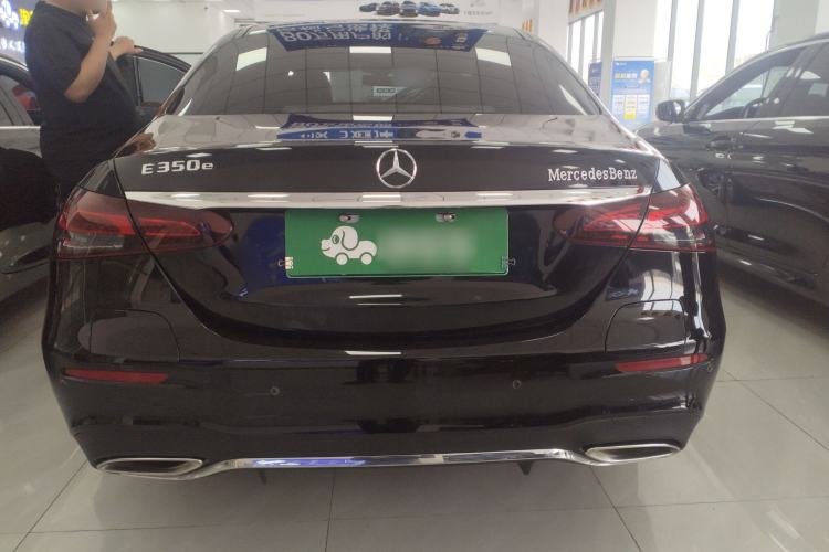 Used Mercedes-Benz E-Class New Energy 2022 Second Facelift E 350 e L Plug-in Hybrid Sports Sedan Rear