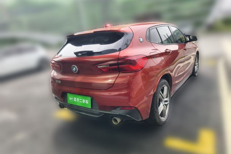 Used BMW X2 2020 sDrive25i Leading Model M Sport Package Rear Right 45 Deg