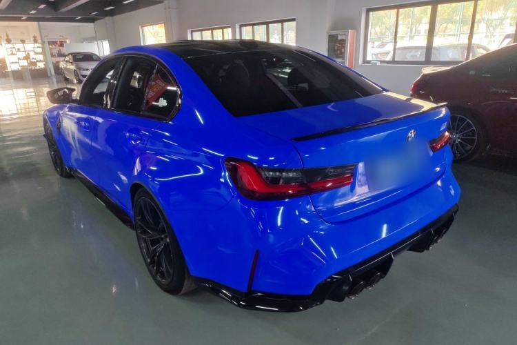 Used BMW M3 2023 M3 Sedan Thunder Edition Rear Left 45 Deg