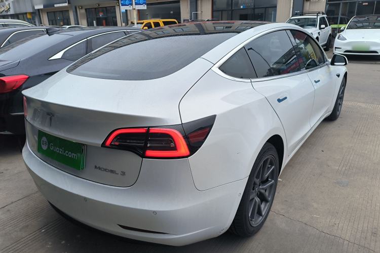 Used Tesla Model 3 2020 Standard Range Rear-Wheel Drive Upgraded Version Rear Right 45 Deg