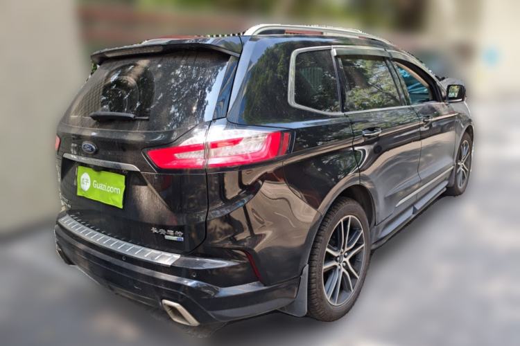 Used Ford Edge 2020 EcoBoost 245 Two-Wheel Drive Titanium 7-Seater Rear Right 45 Deg