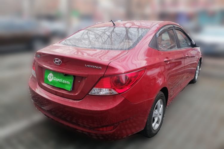 Used Hyundai Verna (older generation) 2010 Sedan 1.4L Automatic Fashionable GT Model Rear Right 45 Deg