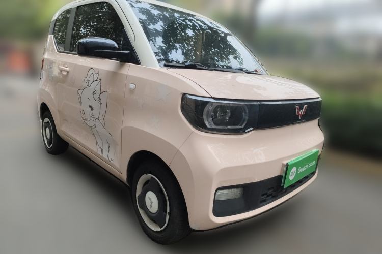 Used Wuling Hongguang MINIEV 2021 Macaron Premium Model – Lithium Iron Phosphate Front Right 45 Deg